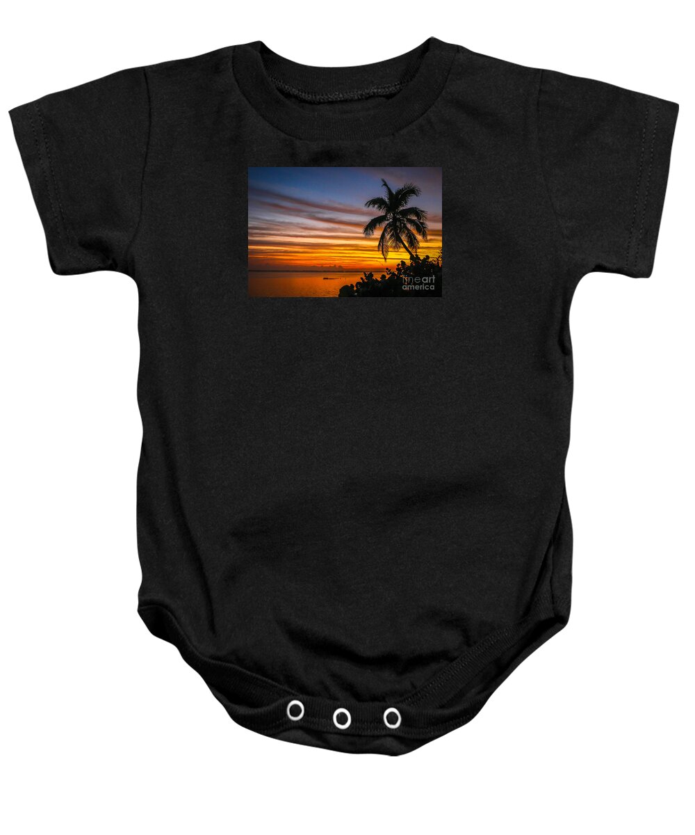 Sunrise Baby Onesie featuring the photograph Hutchinson Island Sunrise #1 by Tom Claud