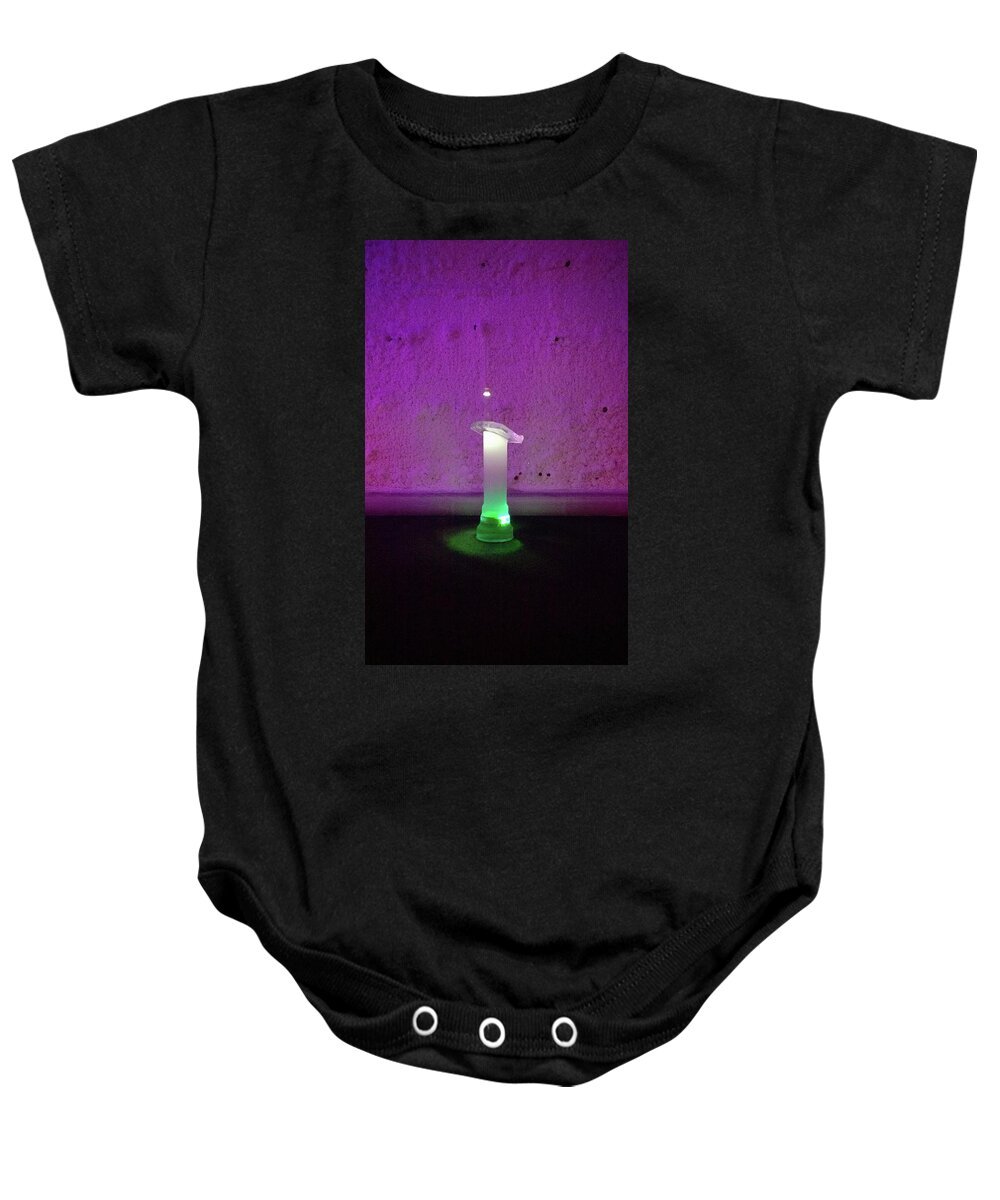 Ice Baby Onesie featuring the photograph Ice Pulpit by DiDesigns Graphics
