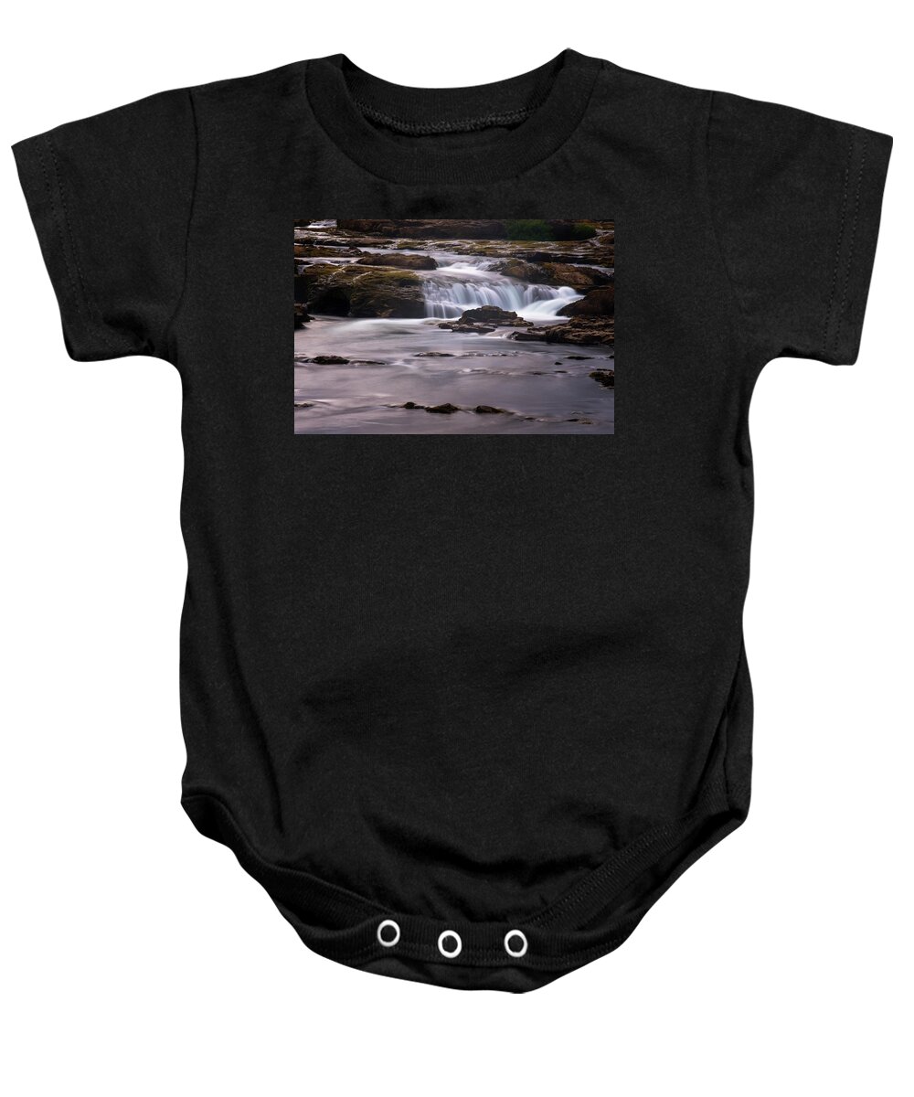 Iceland Baby Onesie featuring the photograph Iceland Stream by Tom Singleton