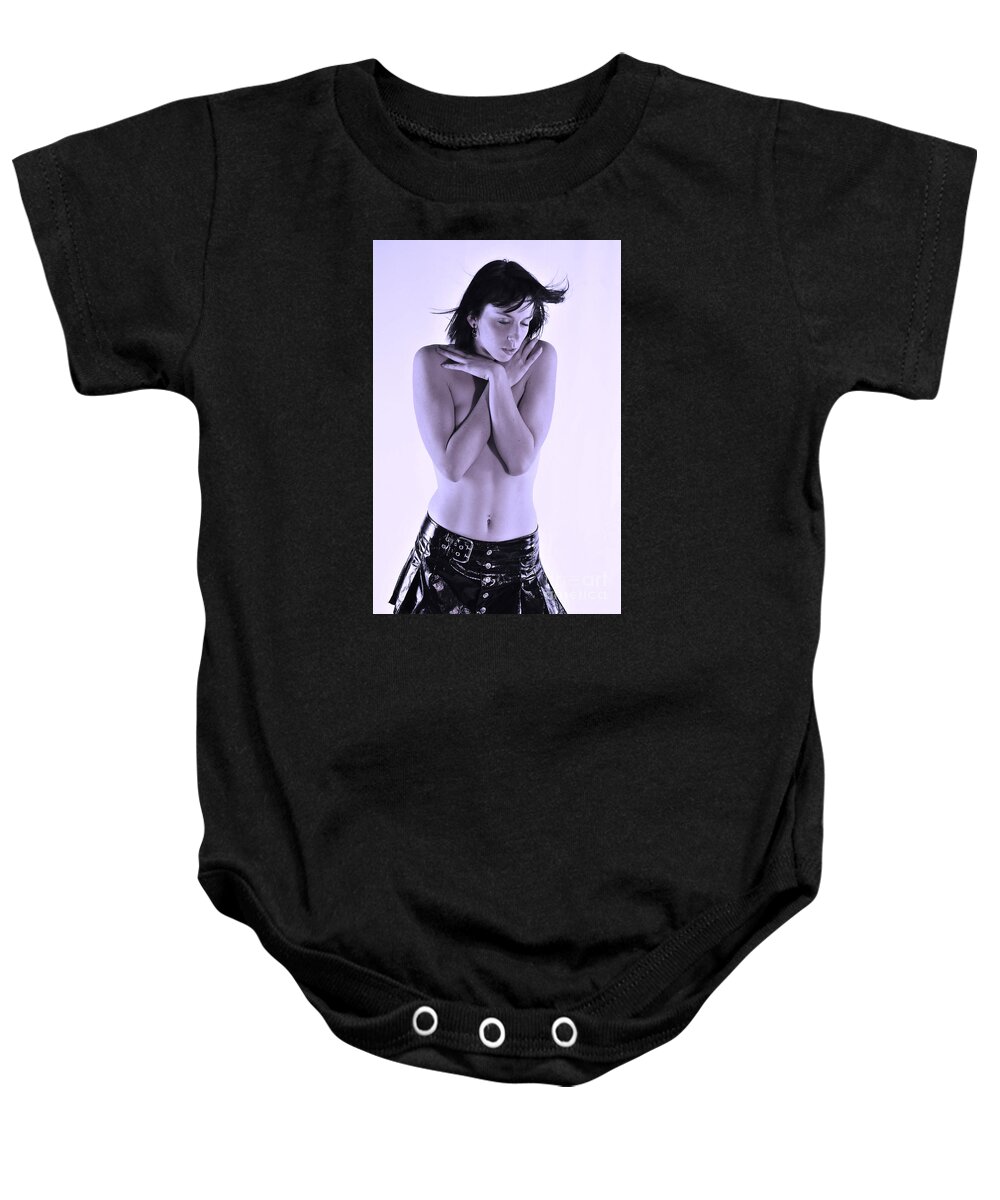 Artistic Baby Onesie featuring the photograph Just a slight chill by Robert WK Clark