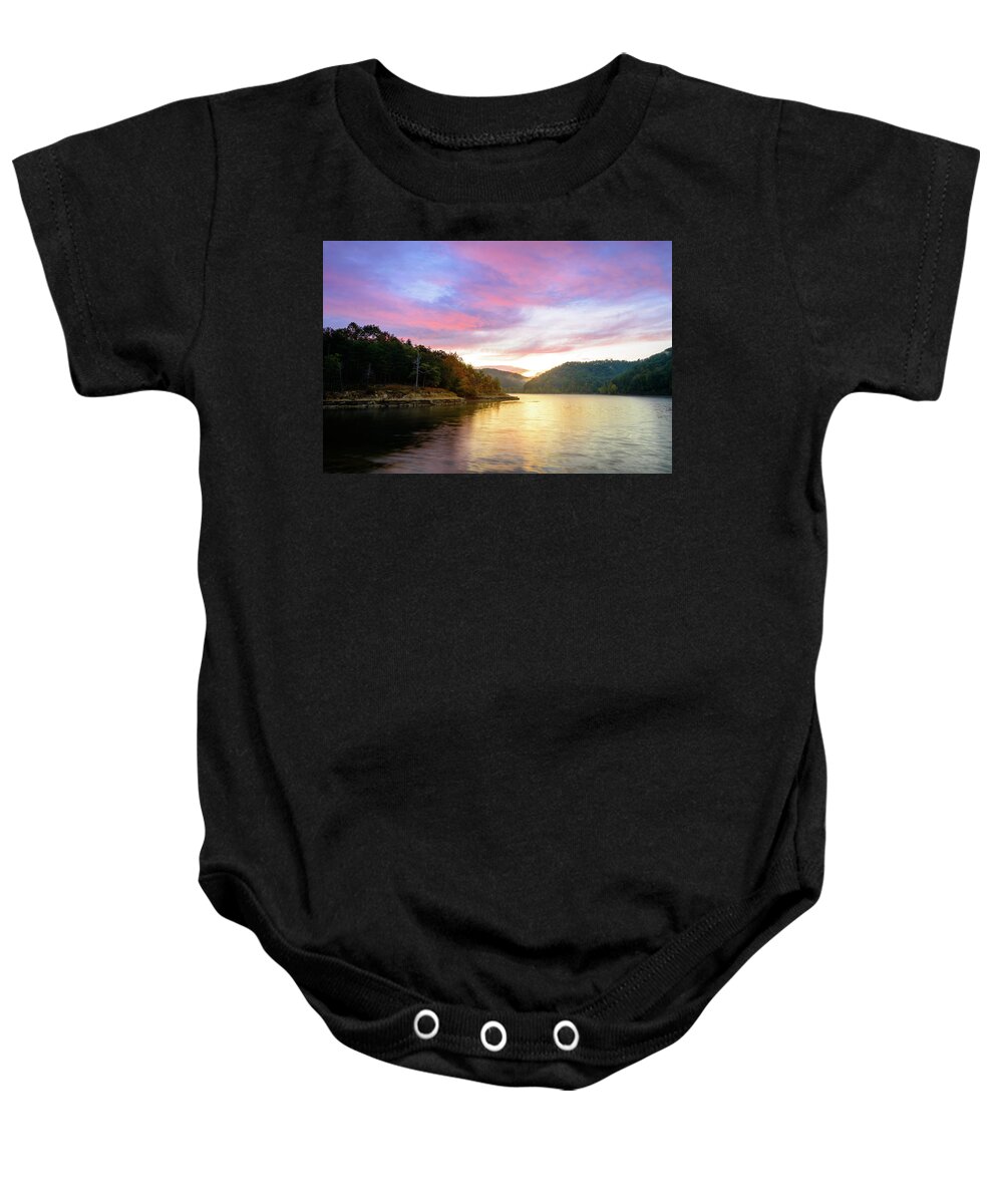 Fall Baby Onesie featuring the photograph Kentucky Gold by Michael Scott