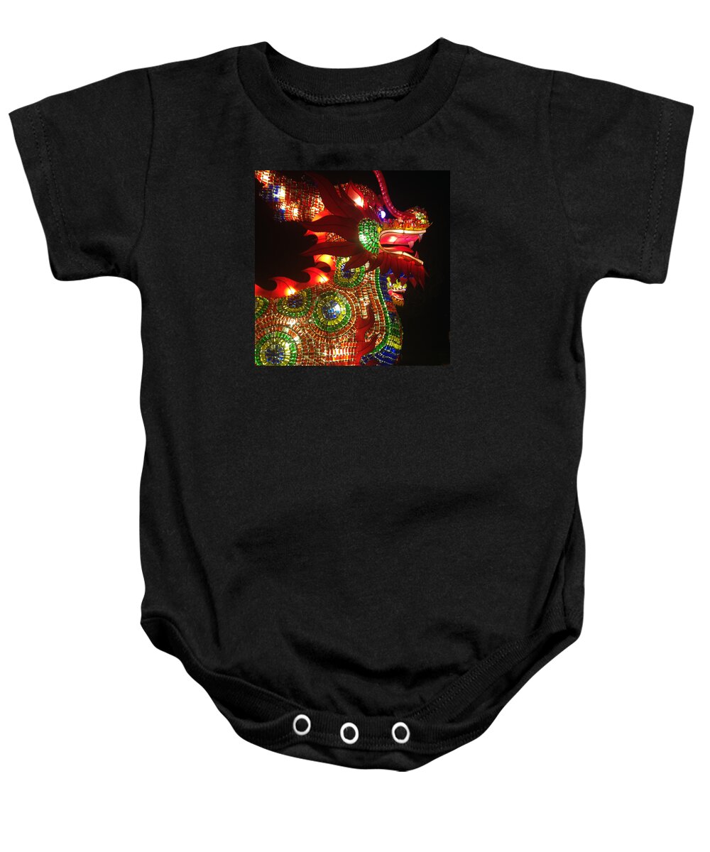Lantern Asia Baby Onesie featuring the photograph Lantern Asia 1 by Will Felix