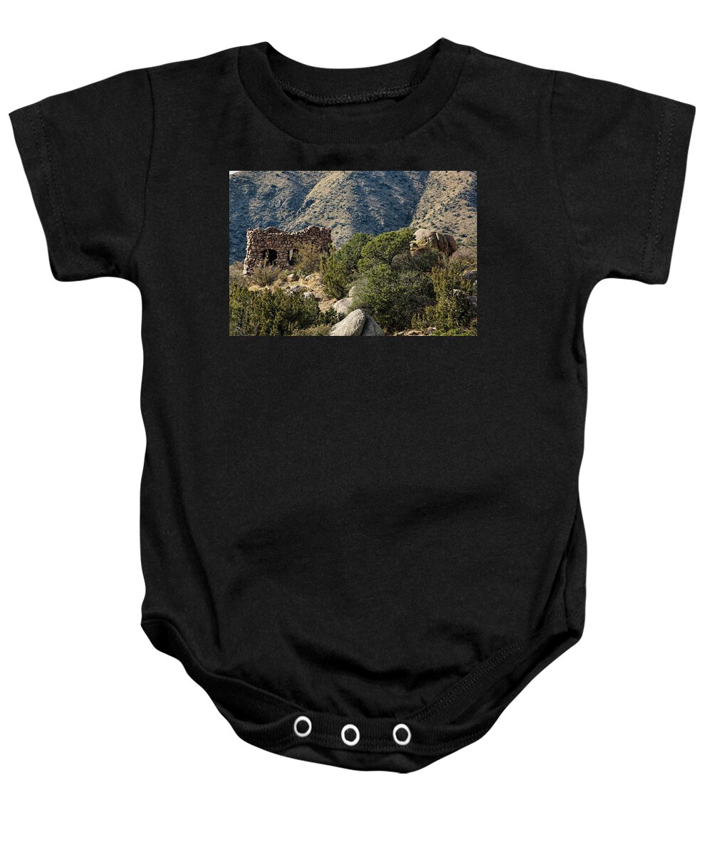 Landscape Baby Onesie featuring the photograph Little Rock House by Michael McKenney