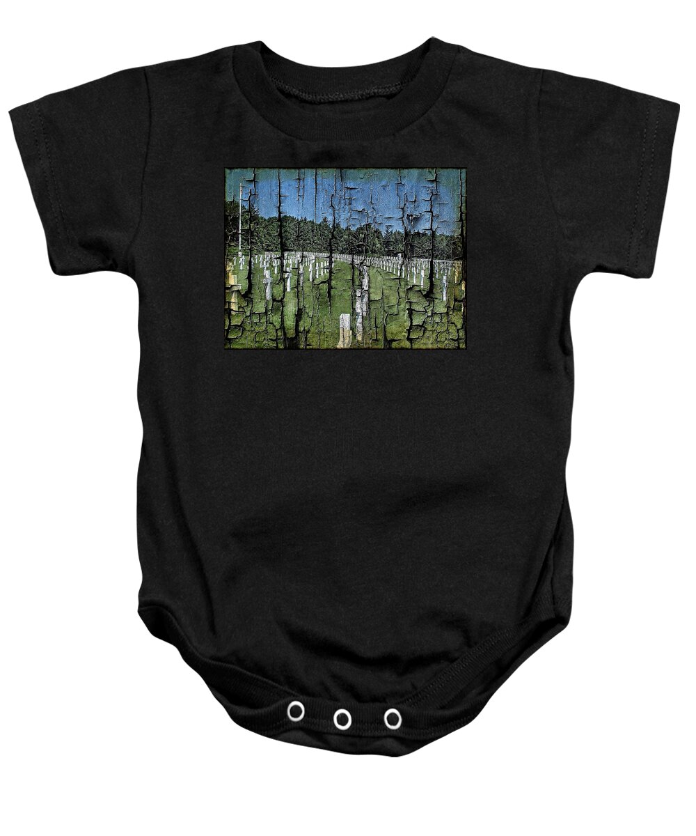 Luxembourg Baby Onesie featuring the photograph Luxembourg WWII Memorial Cemetery by Joseph Hendrix