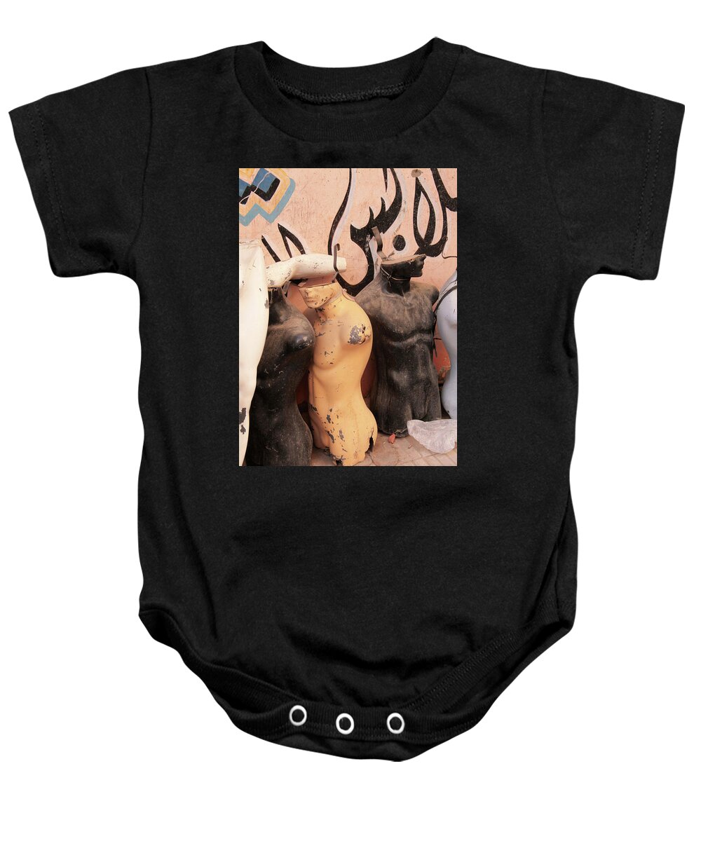 Jezcself Baby Onesie featuring the photograph Manearth by Jez C Self