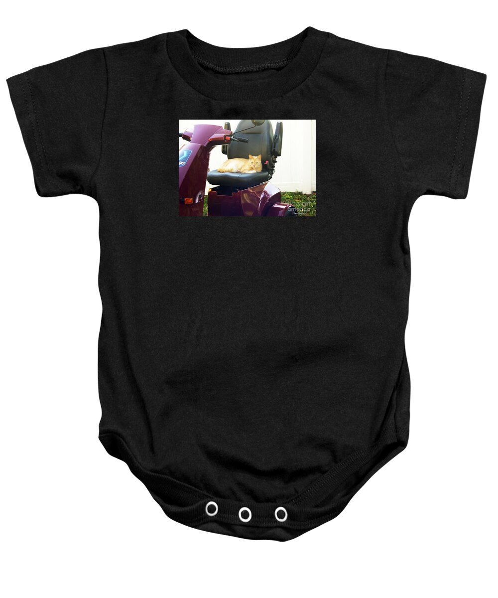 Cat Baby Onesie featuring the photograph MeGo and Erick 2 by Megan Dirsa-DuBois