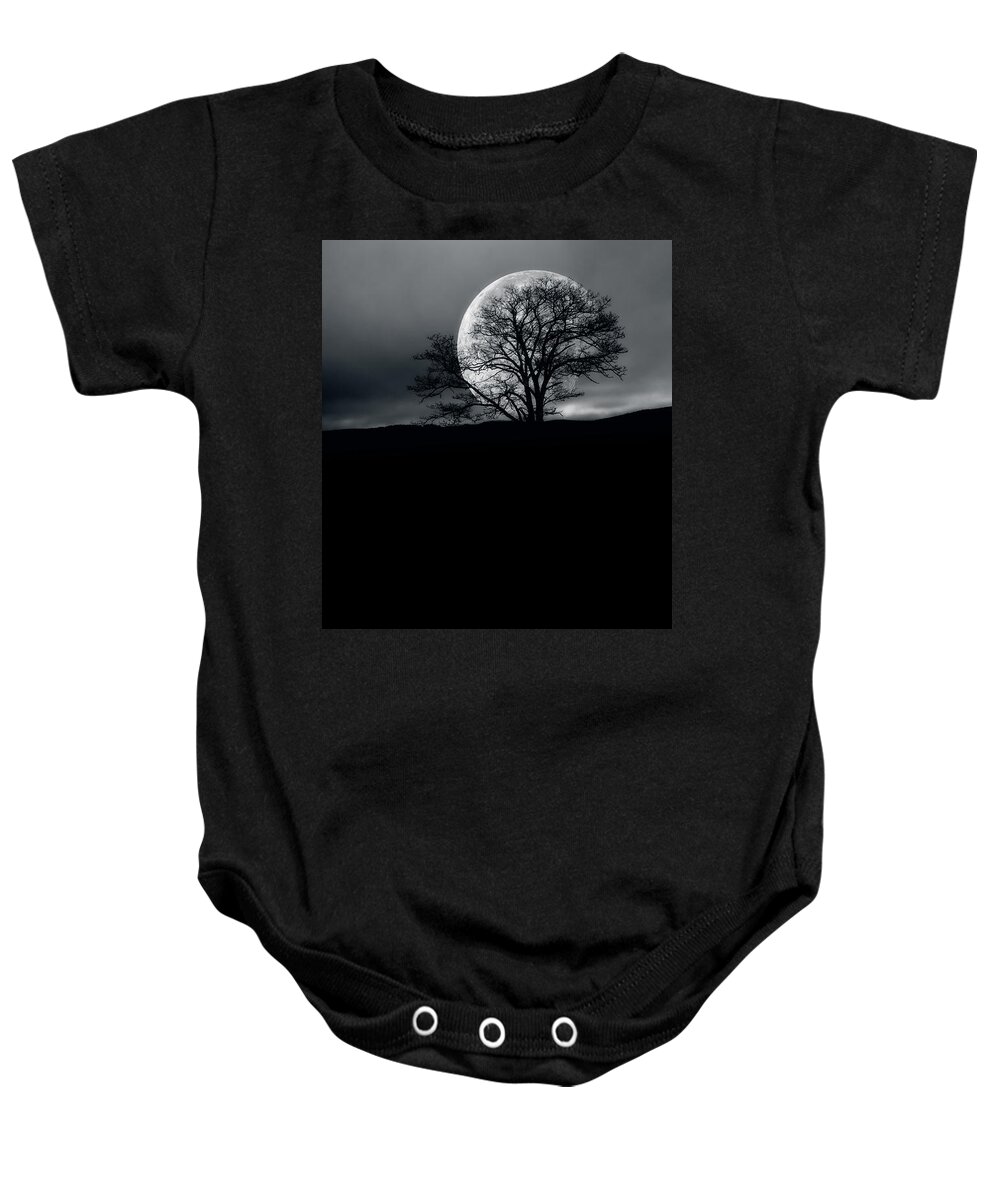 Landscape Baby Onesie featuring the photograph Memory of Trees Part Three by Bob Orsillo
