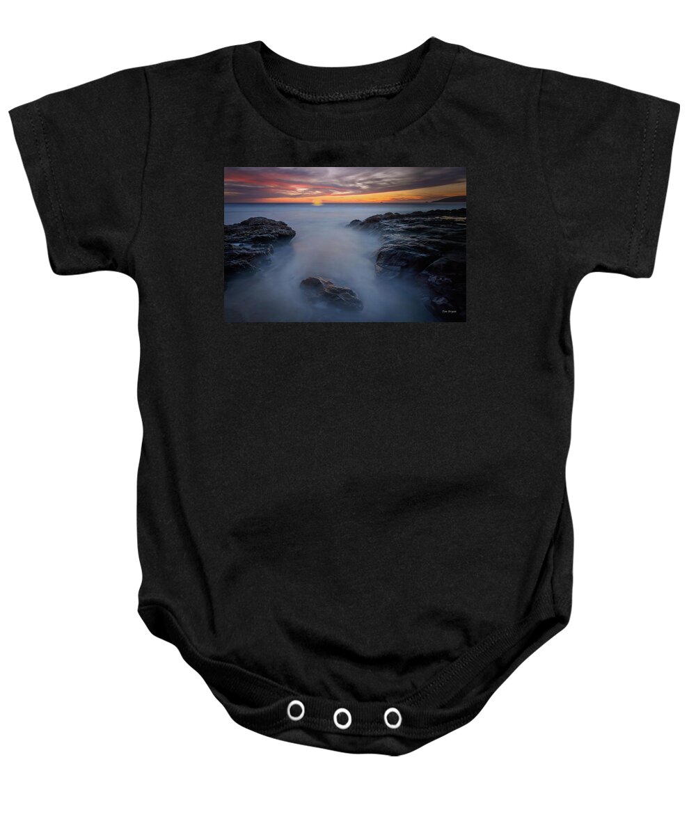 Seascape Baby Onesie featuring the photograph Mesmerized by Tim Bryan