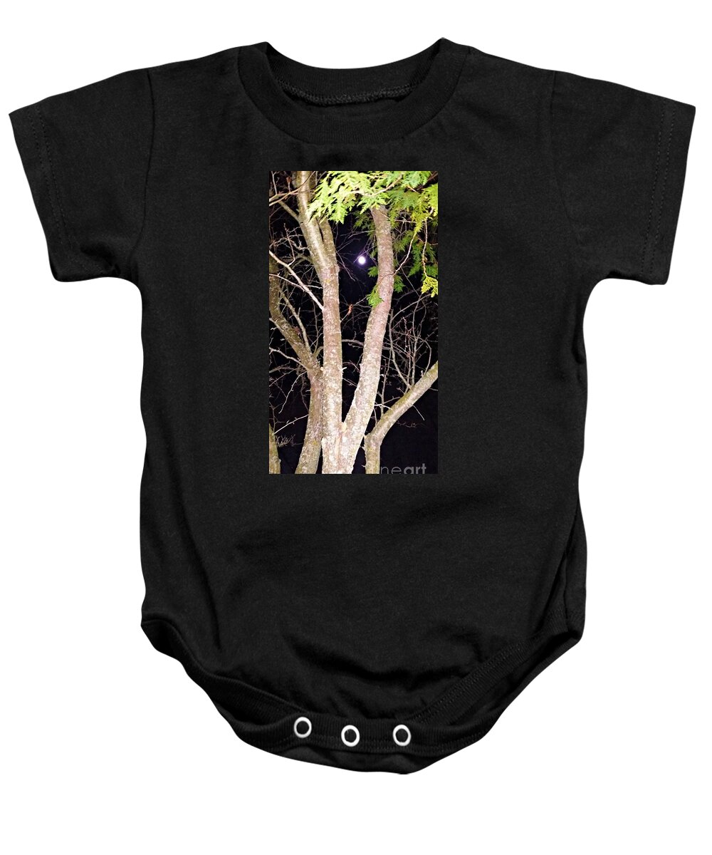 Tree Baby Onesie featuring the photograph Miles Away by Diamante Lavendar