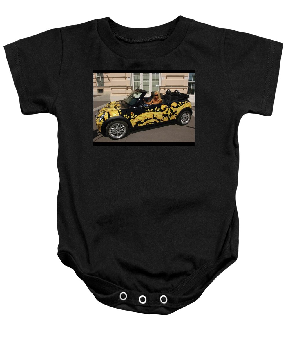 Mini Baby Onesie featuring the photograph Mini by Jackie Russo
