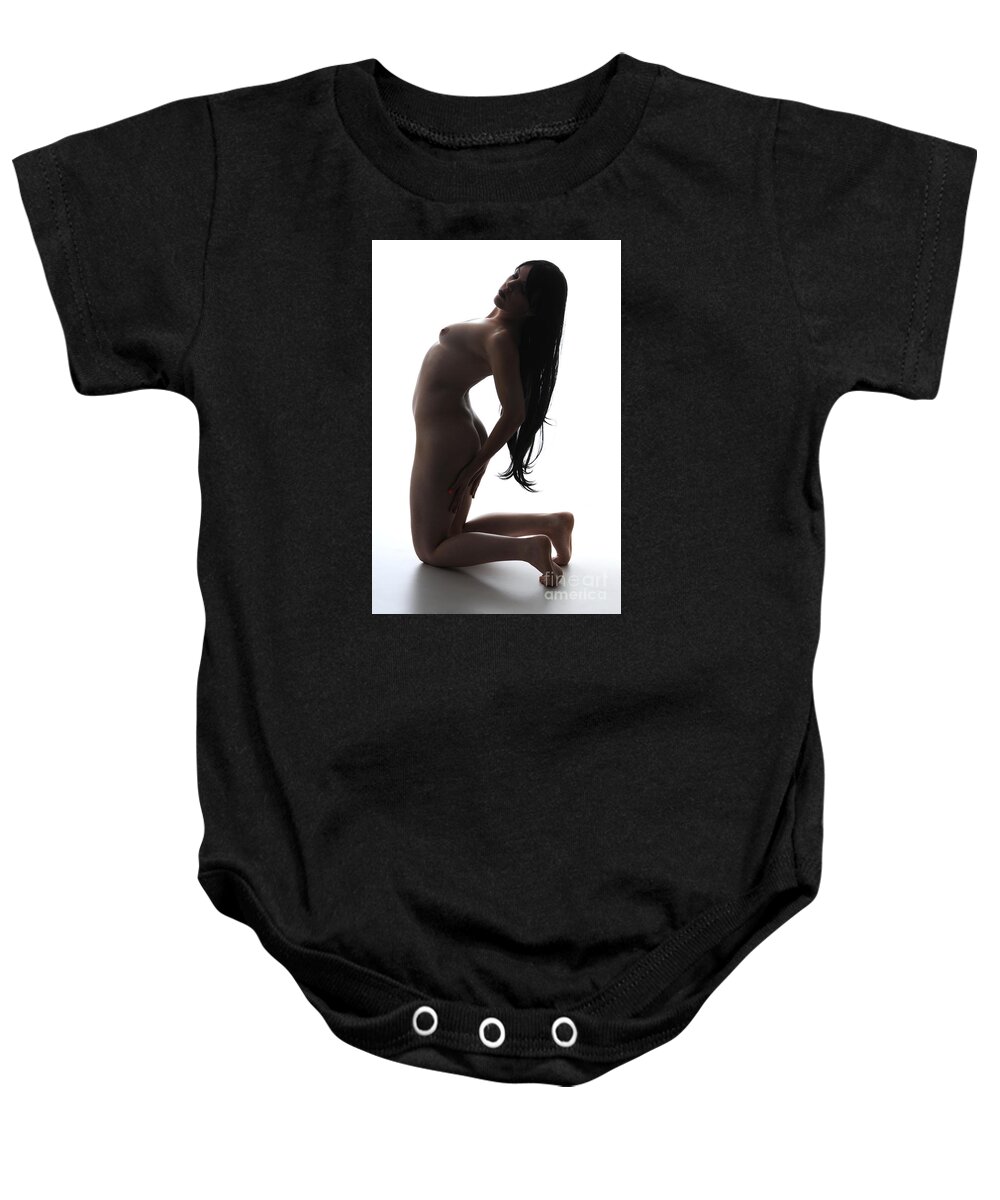 Artistic Baby Onesie featuring the photograph Morning stretch by Robert WK Clark