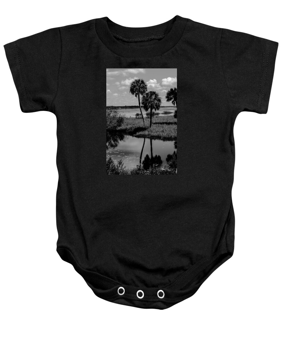  Baby Onesie featuring the photograph Myakka River Reflections by Susan Molnar