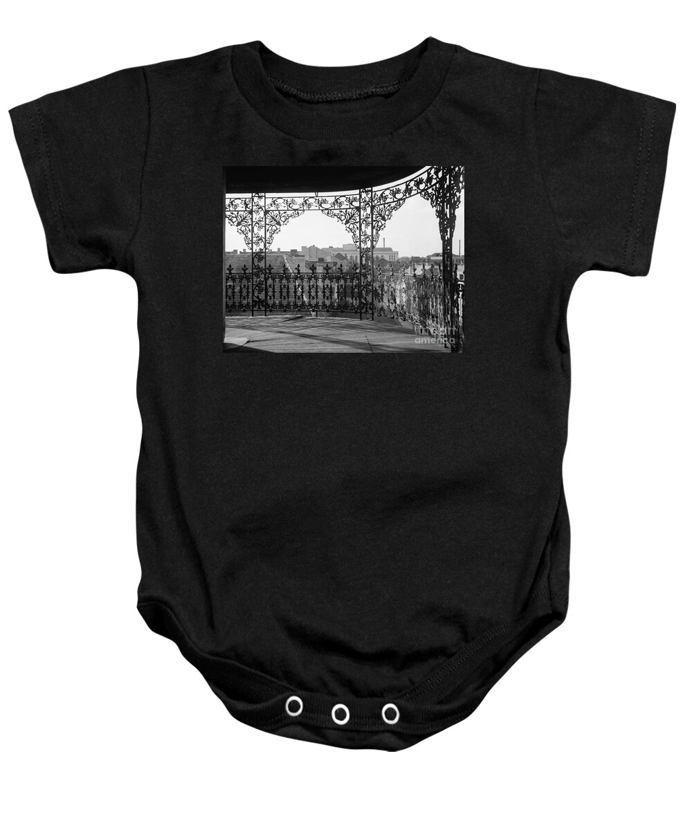 1936 Baby Onesie featuring the photograph New Orleans, Architecture. by Granger