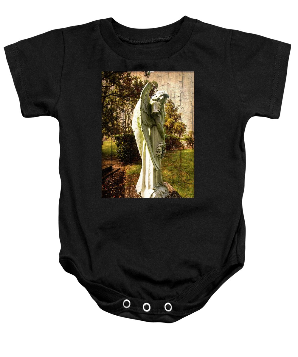 New Zealand Baby Onesie featuring the photograph New Zealand Angel by Kathryn McBride