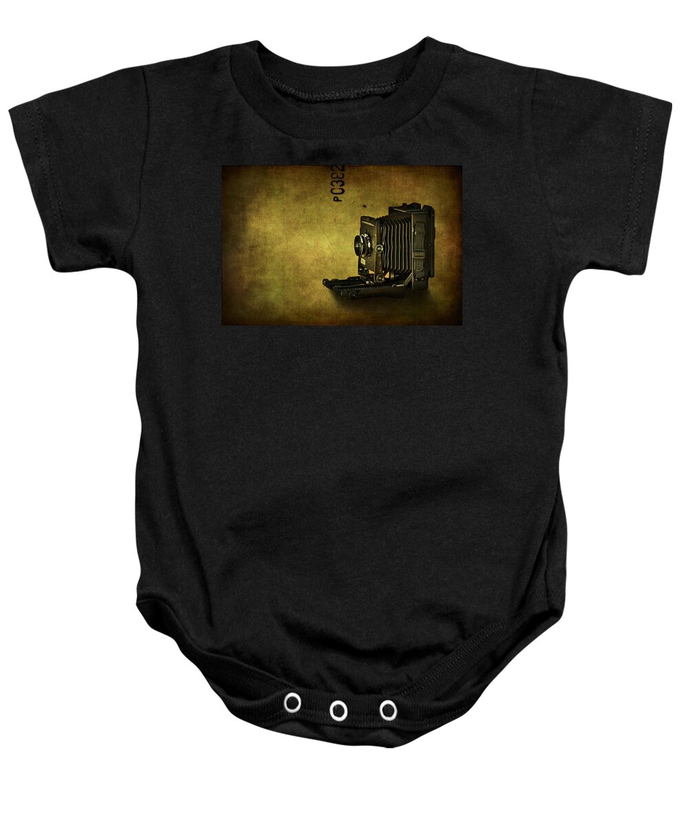 Camera Baby Onesie featuring the photograph Old School by Evelina Kremsdorf