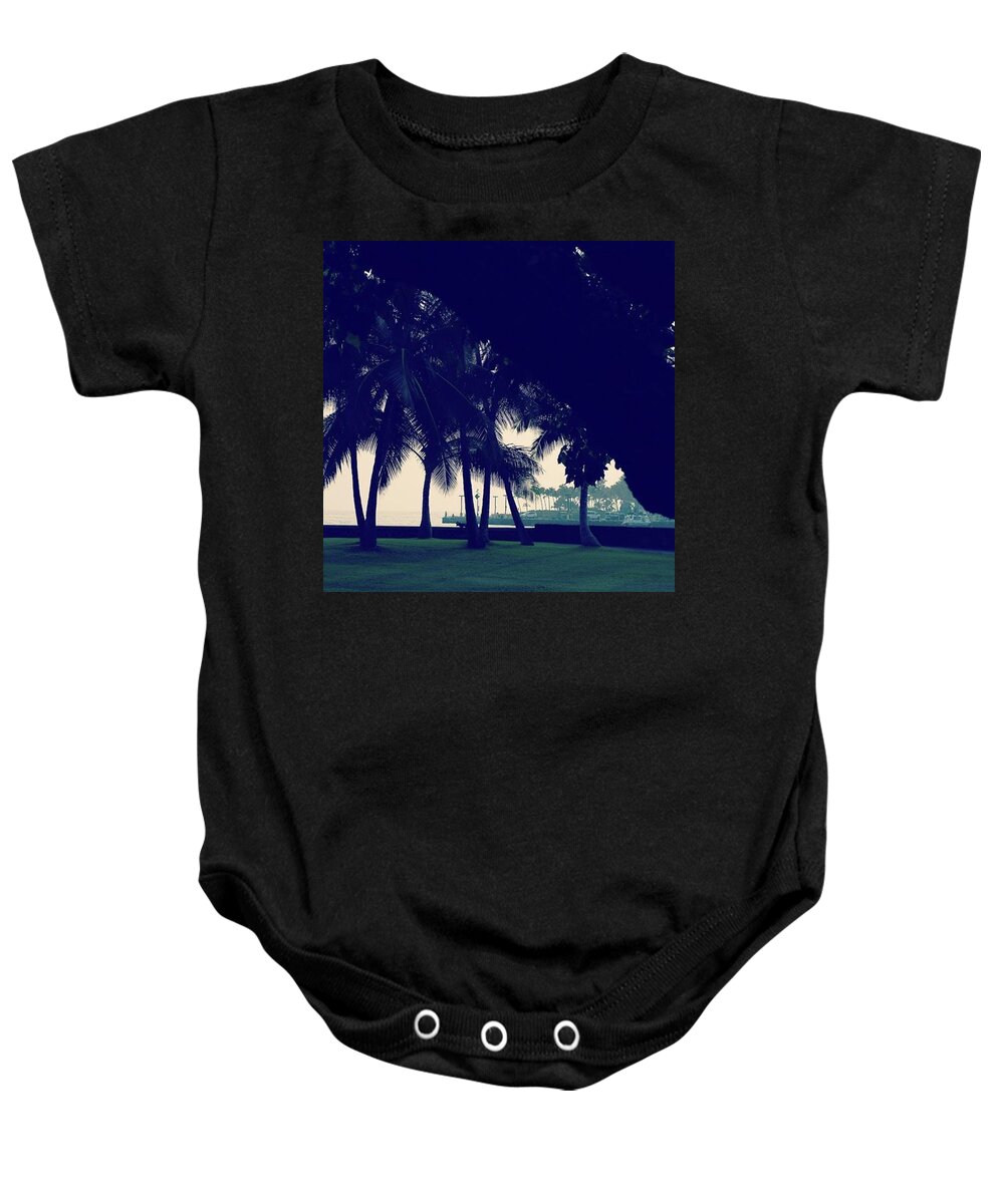 Aleckcolour Baby Onesie featuring the photograph On The Coast. Such Amazing Days Of by Aleck Cartwright