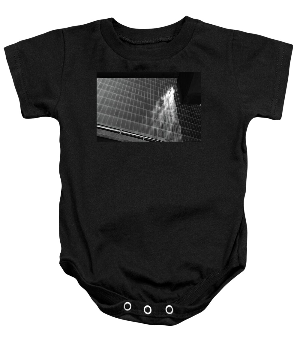 Light Baby Onesie featuring the photograph One Day The Light Will Come From Nowhere by Kreddible Trout