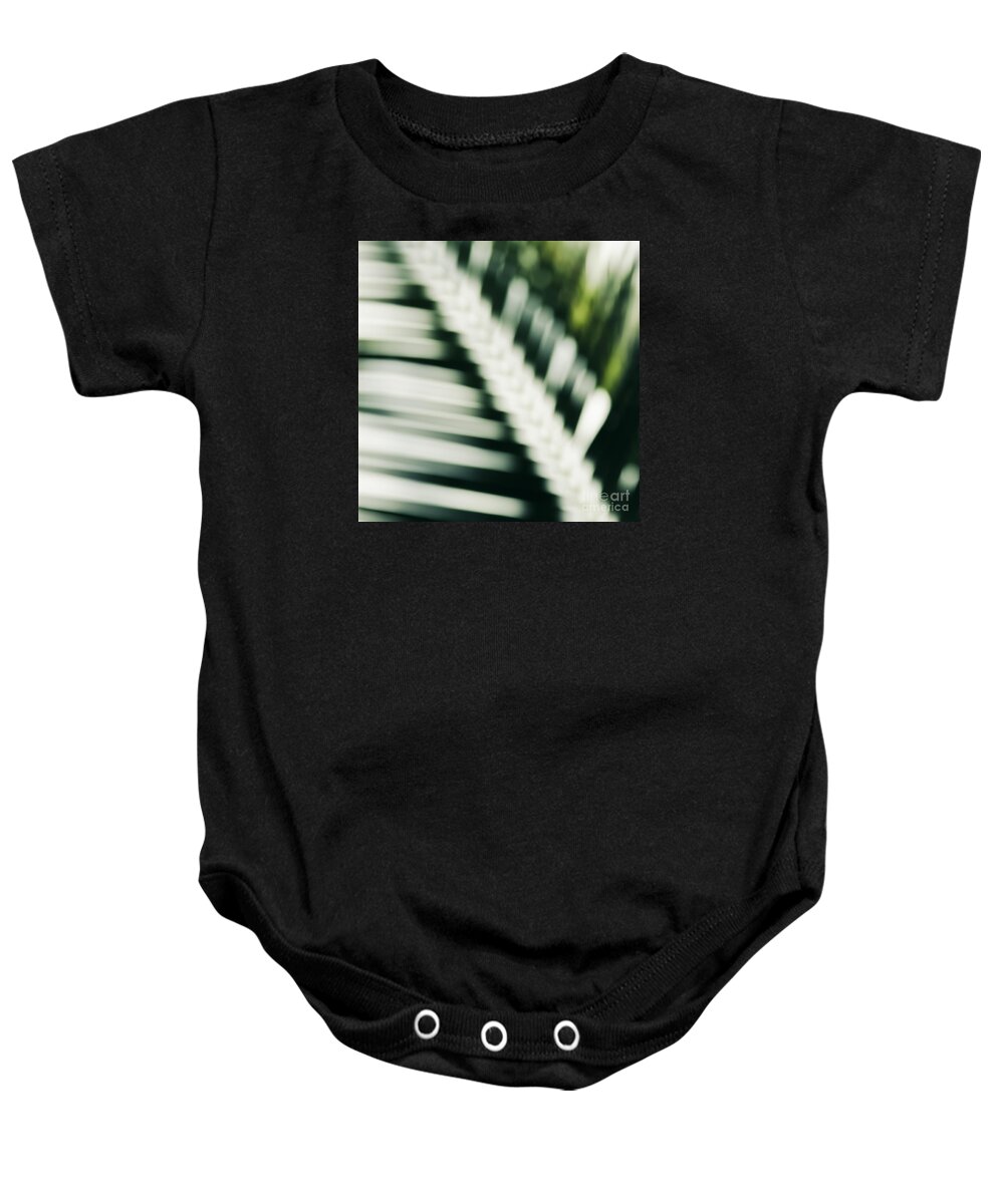 Palm Impressions Baby Onesie featuring the photograph Palm Impressions by Sharon Mau
