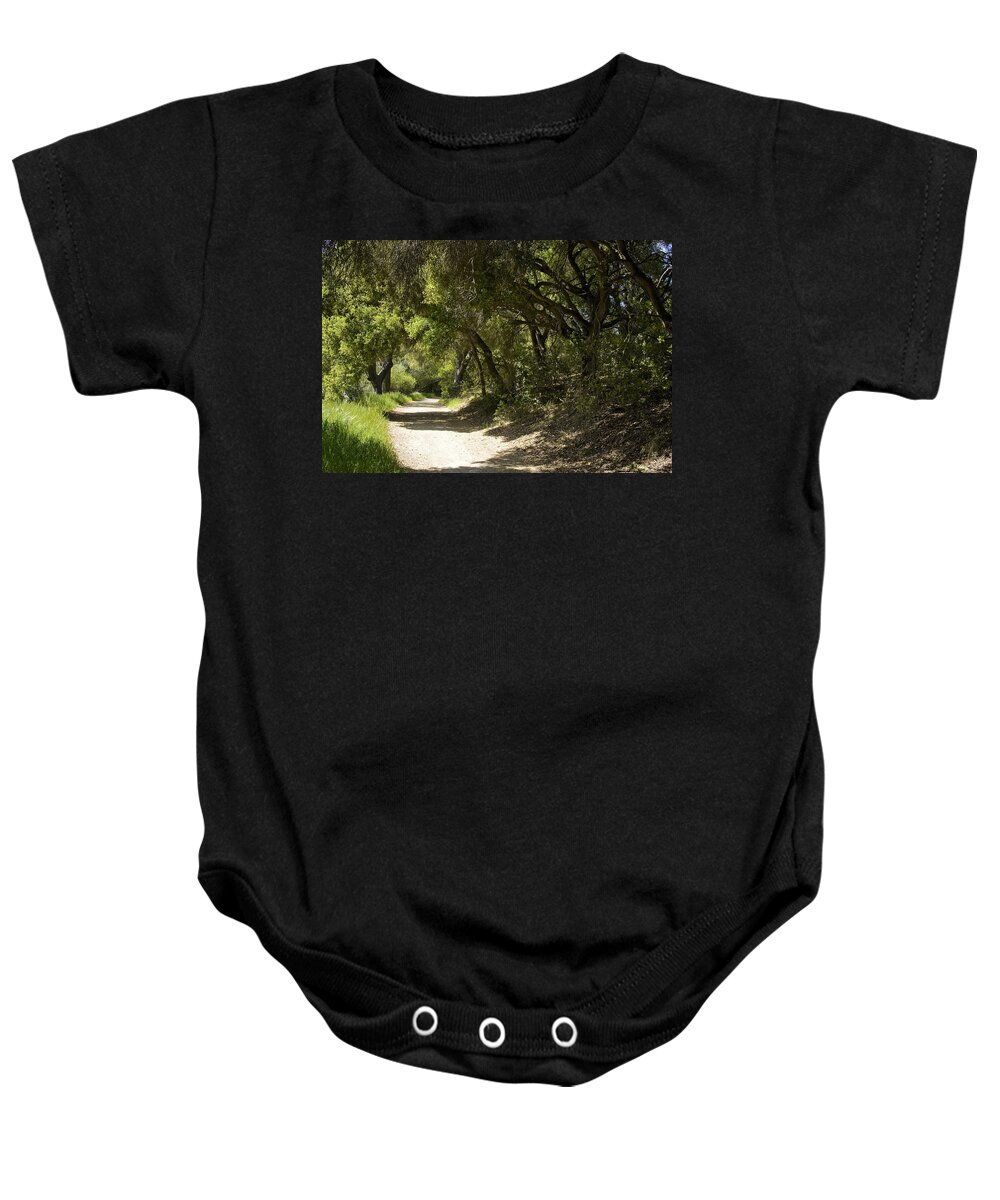 Path Baby Onesie featuring the photograph Pathway to Somewhere by Kelley King