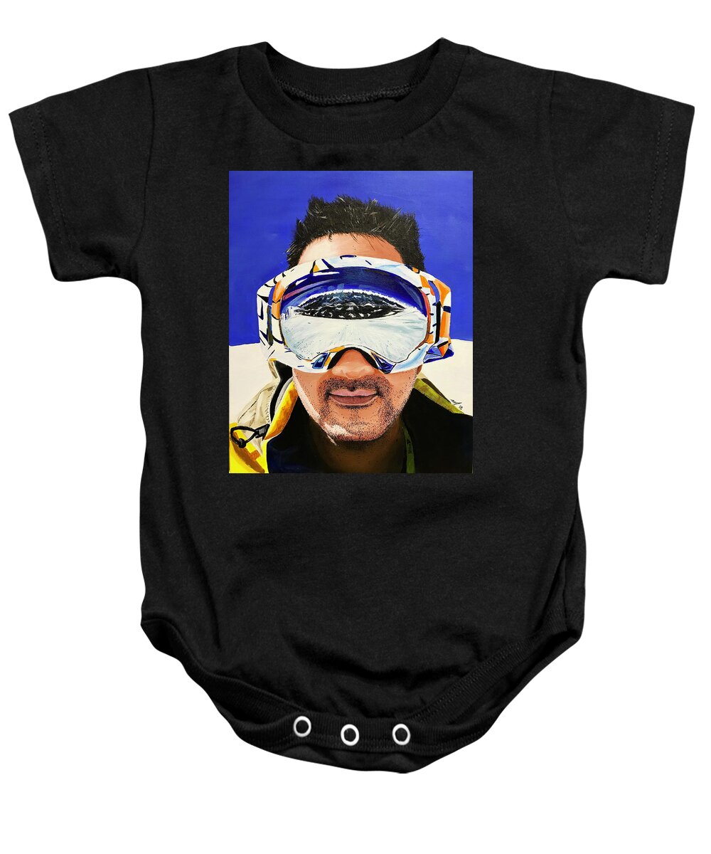 Snow Baby Onesie featuring the painting Persian Excursion by Michael McKenzie