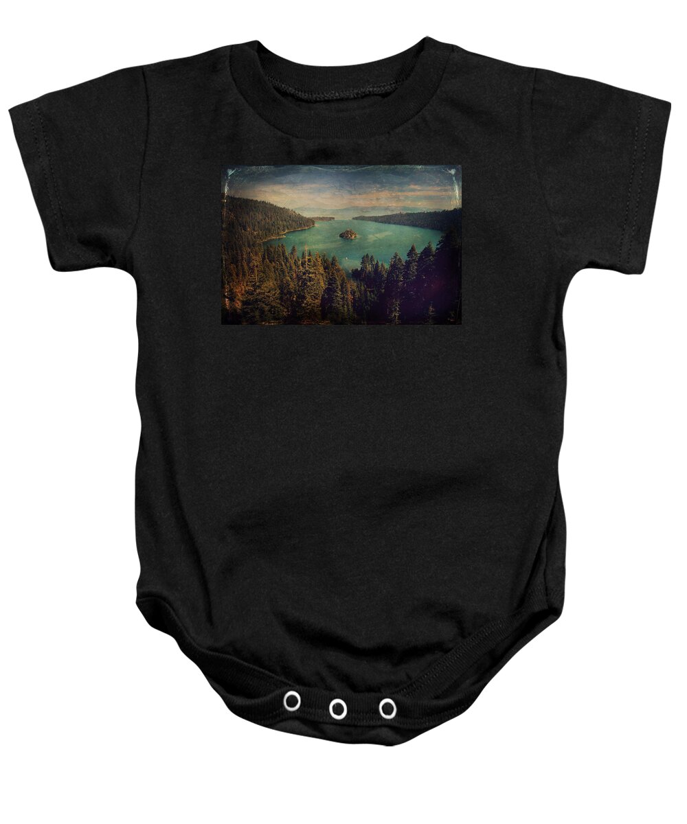 Emerald Bay Baby Onesie featuring the photograph Protection by Laurie Search