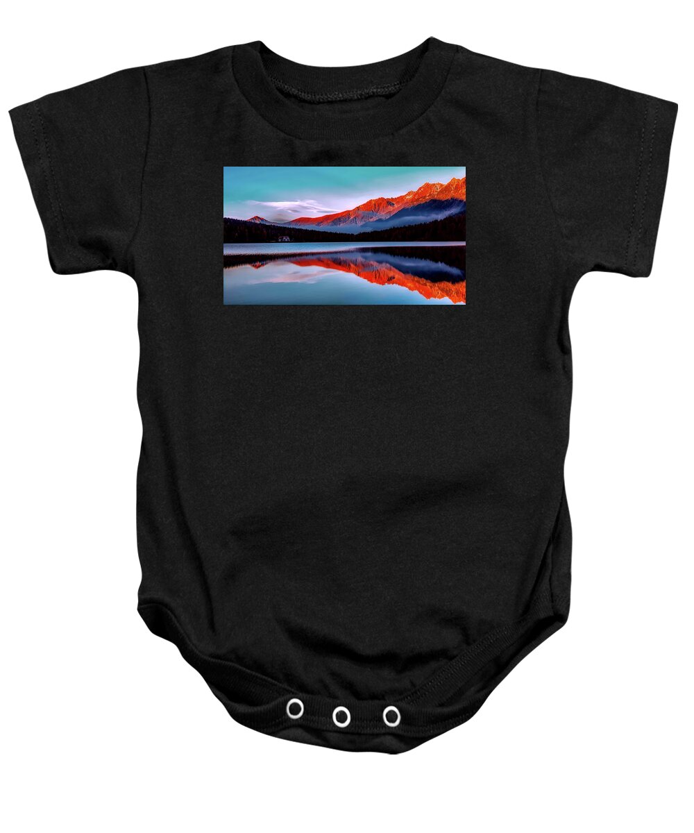 Switzerland Baby Onesie featuring the photograph Reflections Of Switzerland by Mountain Dreams