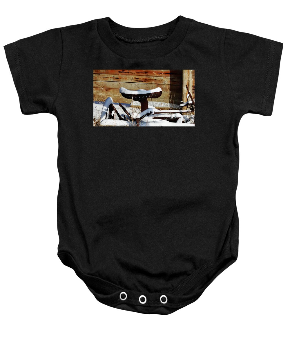 Plow Baby Onesie featuring the photograph Resting Place by Blair Wainman