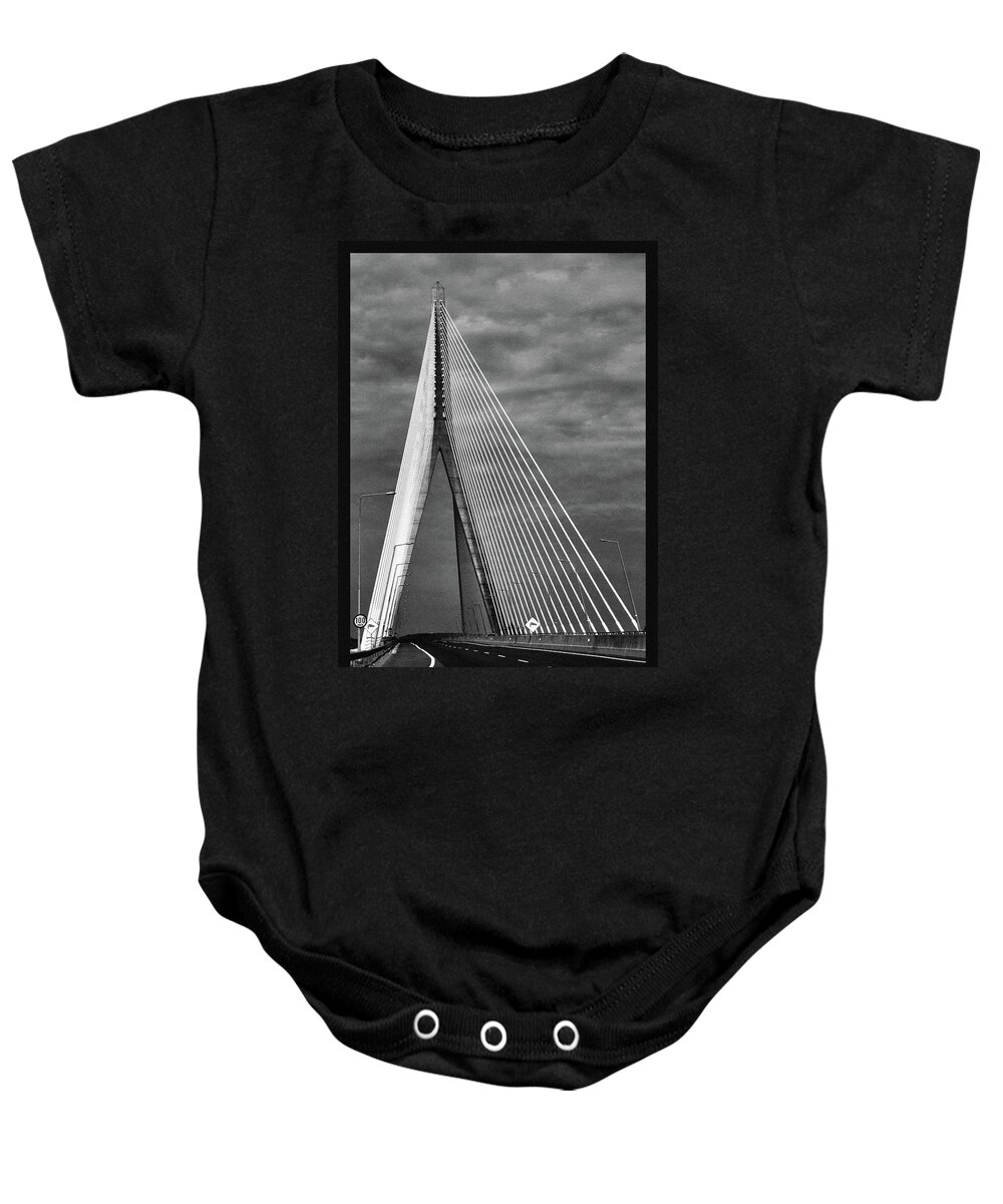Bridges Baby Onesie featuring the photograph River Suir Bridge. by Terence Davis
