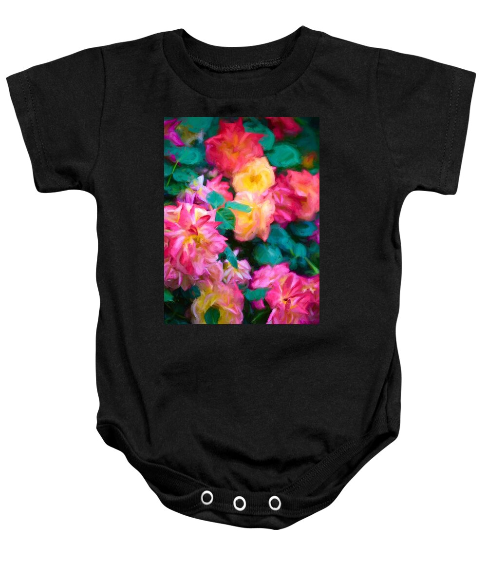Floral Baby Onesie featuring the photograph Rose 363 by Pamela Cooper