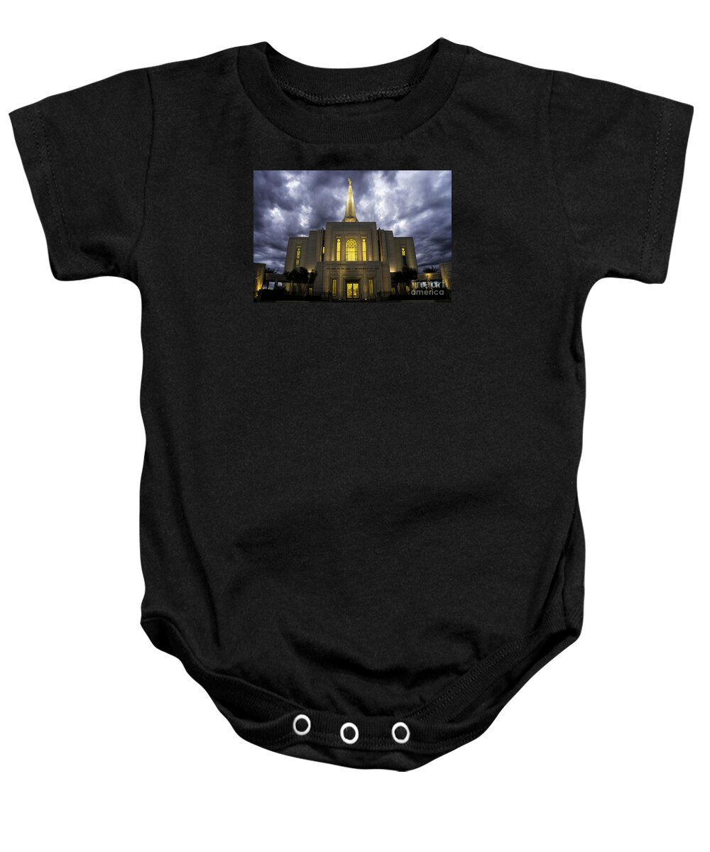 Gilbert Baby Onesie featuring the photograph Safety From The Storm by Nick Boren