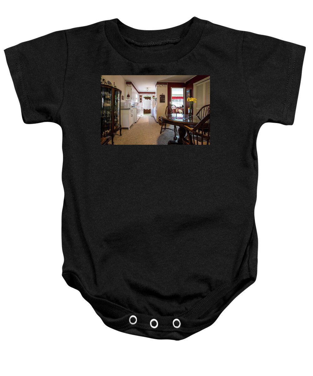  Real Estate Photography Baby Onesie featuring the photograph Sample Kitchen - 908 by Jeff Kurtz