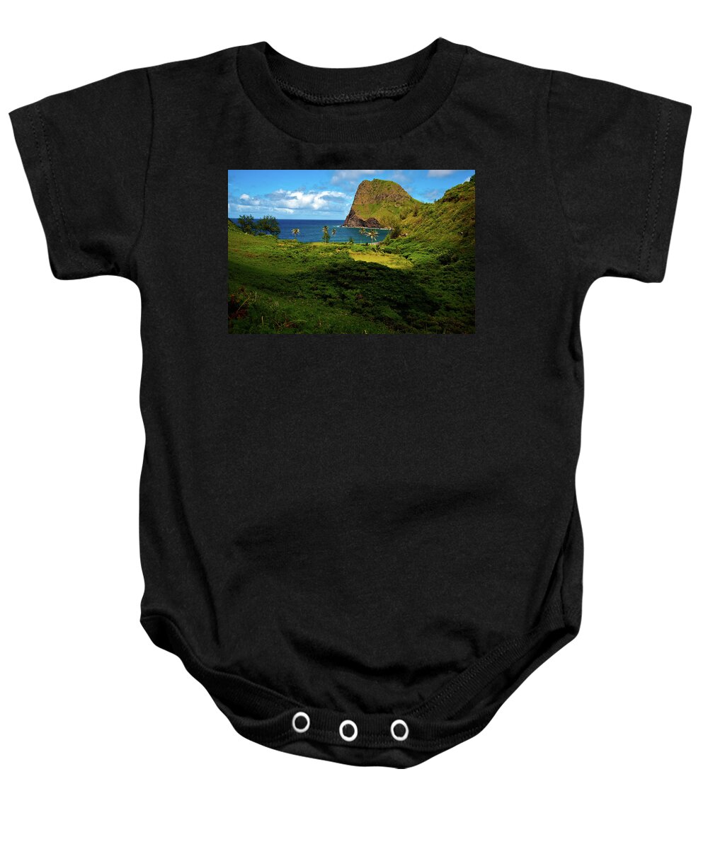 Ocean Baby Onesie featuring the photograph Secret Cove by Harry Spitz