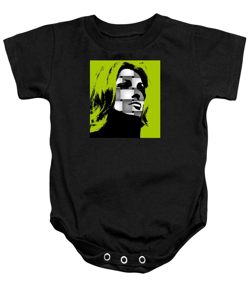 Sharon Tate Baby Onesie featuring the photograph Sharon tate by Emme Pons