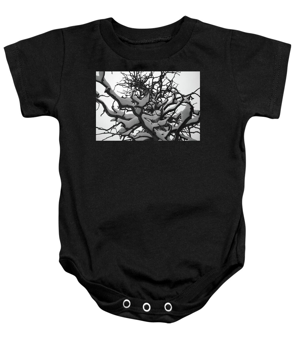 Snow Baby Onesie featuring the photograph Snow Maze by Ivan Franklin