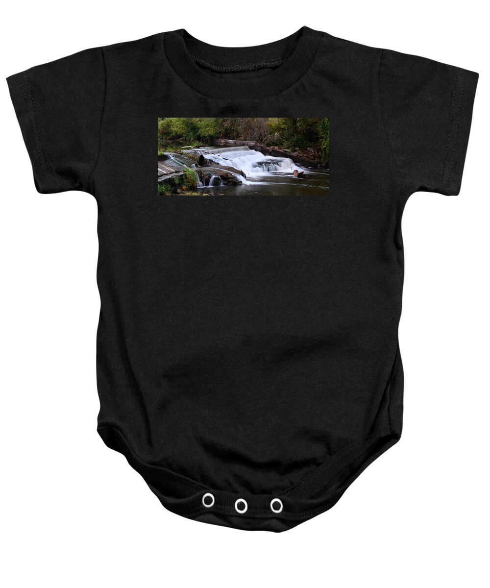 Dam Baby Onesie featuring the photograph Spring Creek Dam by Bonfire Photography