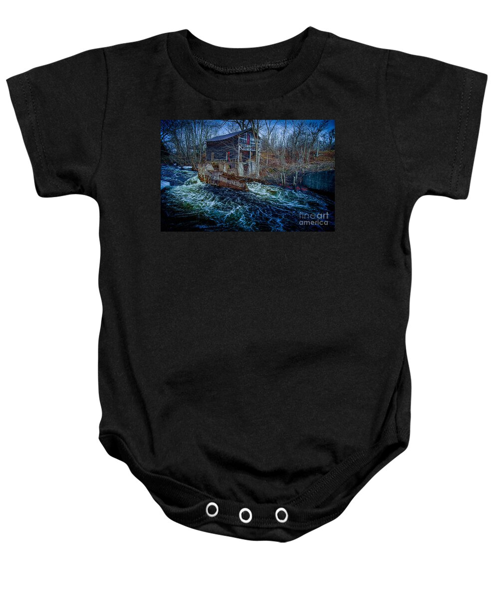 Abandoned Baby Onesie featuring the photograph Spring Runoff by Roger Monahan