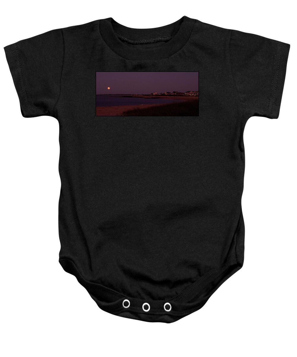 Bay Baby Onesie featuring the photograph Strawberyy Moon 2016 I by Frank Winters