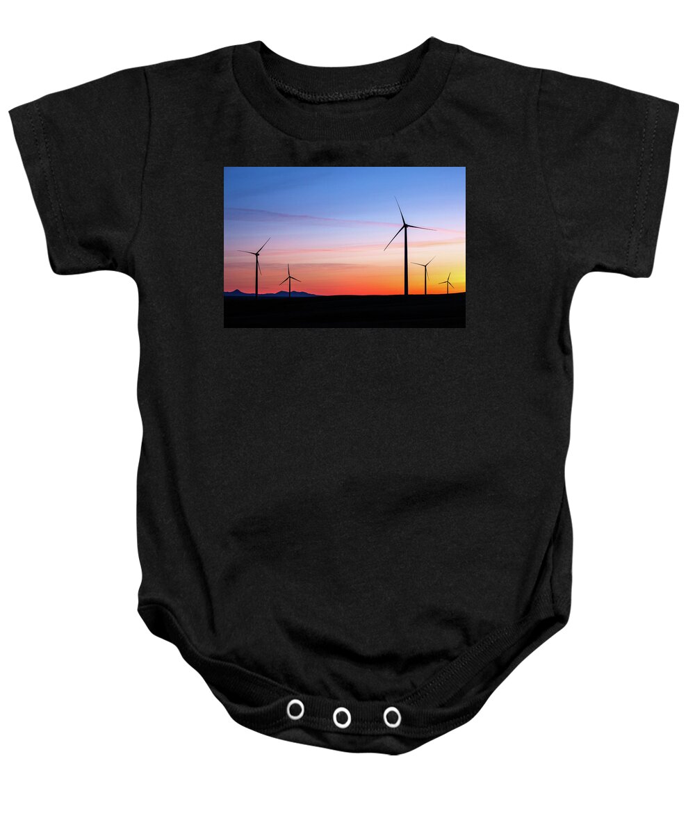 Ethridge Baby Onesie featuring the photograph Sweet Grass Energy by Todd Klassy