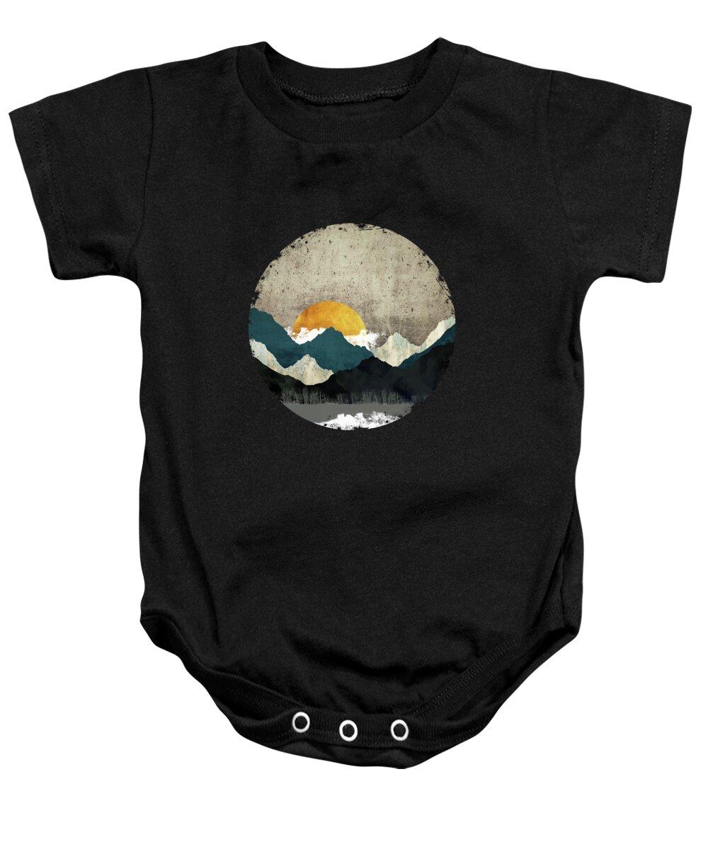 Thaw Baby Onesie featuring the digital art Thaw by Katherine Smit