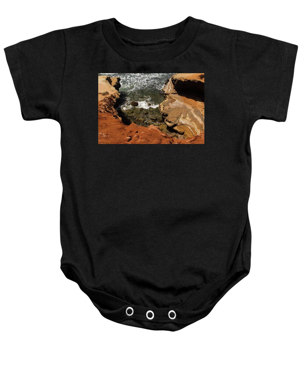 Water Baby Onesie featuring the photograph The Beaches And Tidepools Of Cabrillo - 7 by Hany J