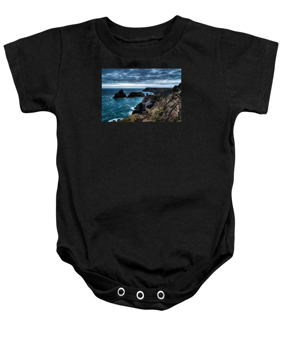 Lizard Point And Kynance Cove Baby Onesie featuring the photograph The Coast by Britten Adams
