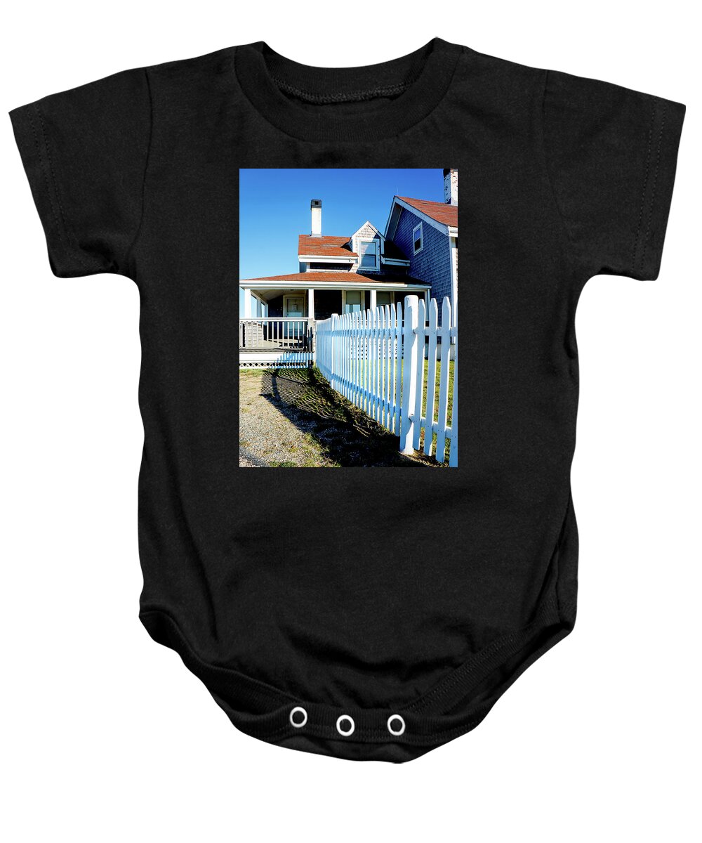 Cape Cod Baby Onesie featuring the photograph The Day is Getting Long by Greg Fortier