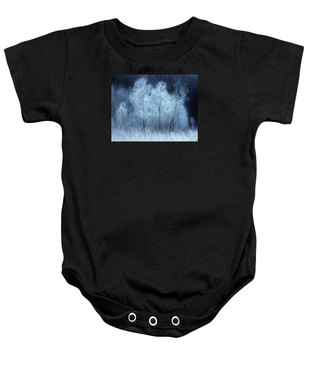 Trees Baby Onesie featuring the photograph The Enchanted Forest by Lori Frisch