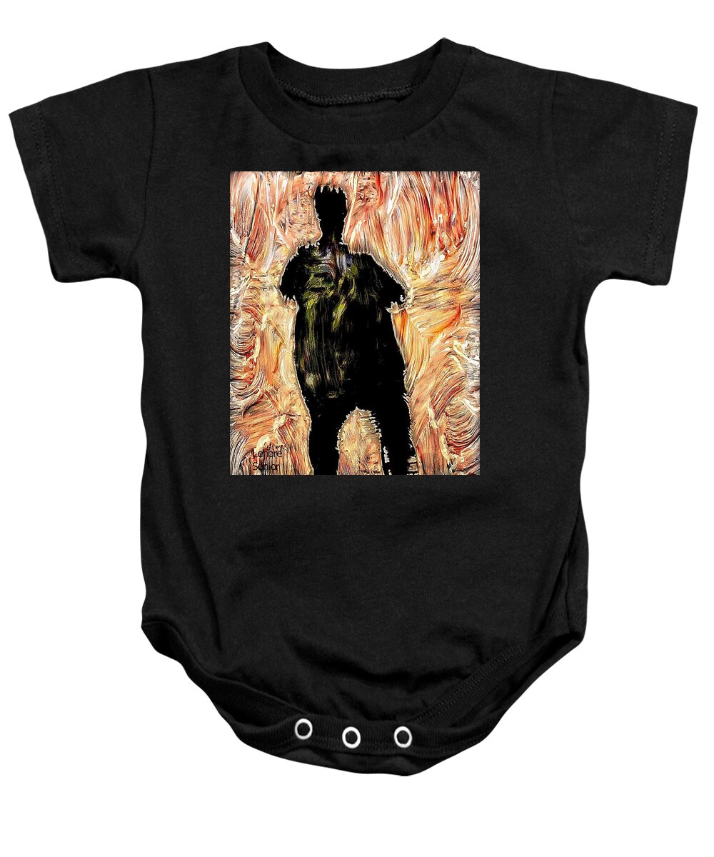 Abstract Baby Onesie featuring the photograph The Fat Lady Sings by Lenore Senior