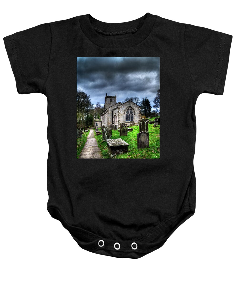 Building Baby Onesie featuring the photograph The Fewston Church by Dennis Dame
