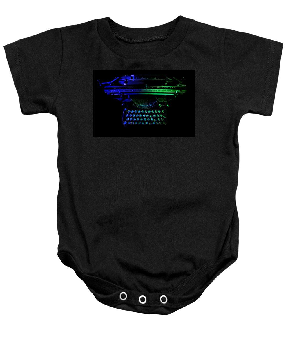 Keys Baby Onesie featuring the photograph The Writing Utensil by David Andersen