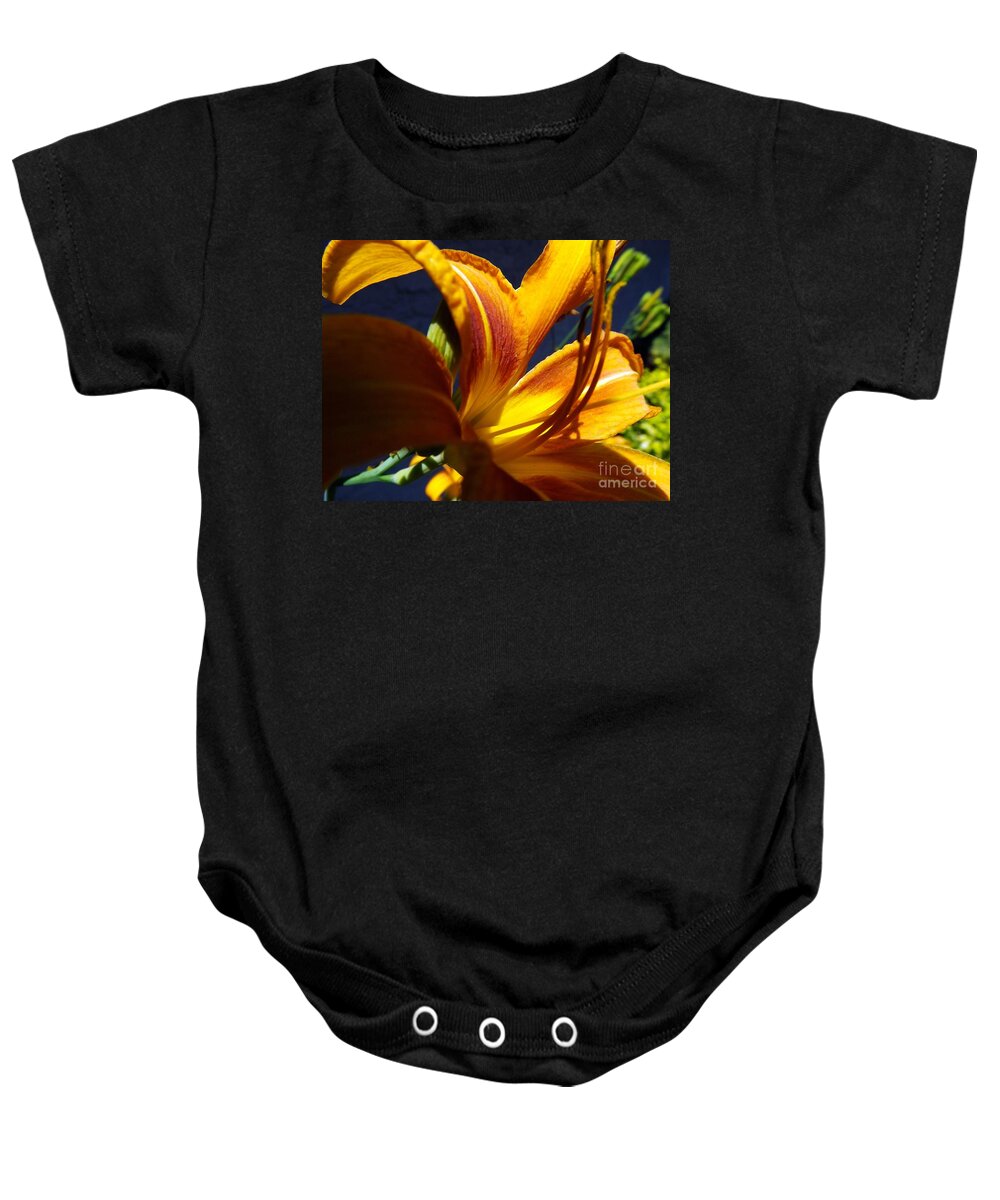 Lily Baby Onesie featuring the photograph Tiger Lily by Robyn King