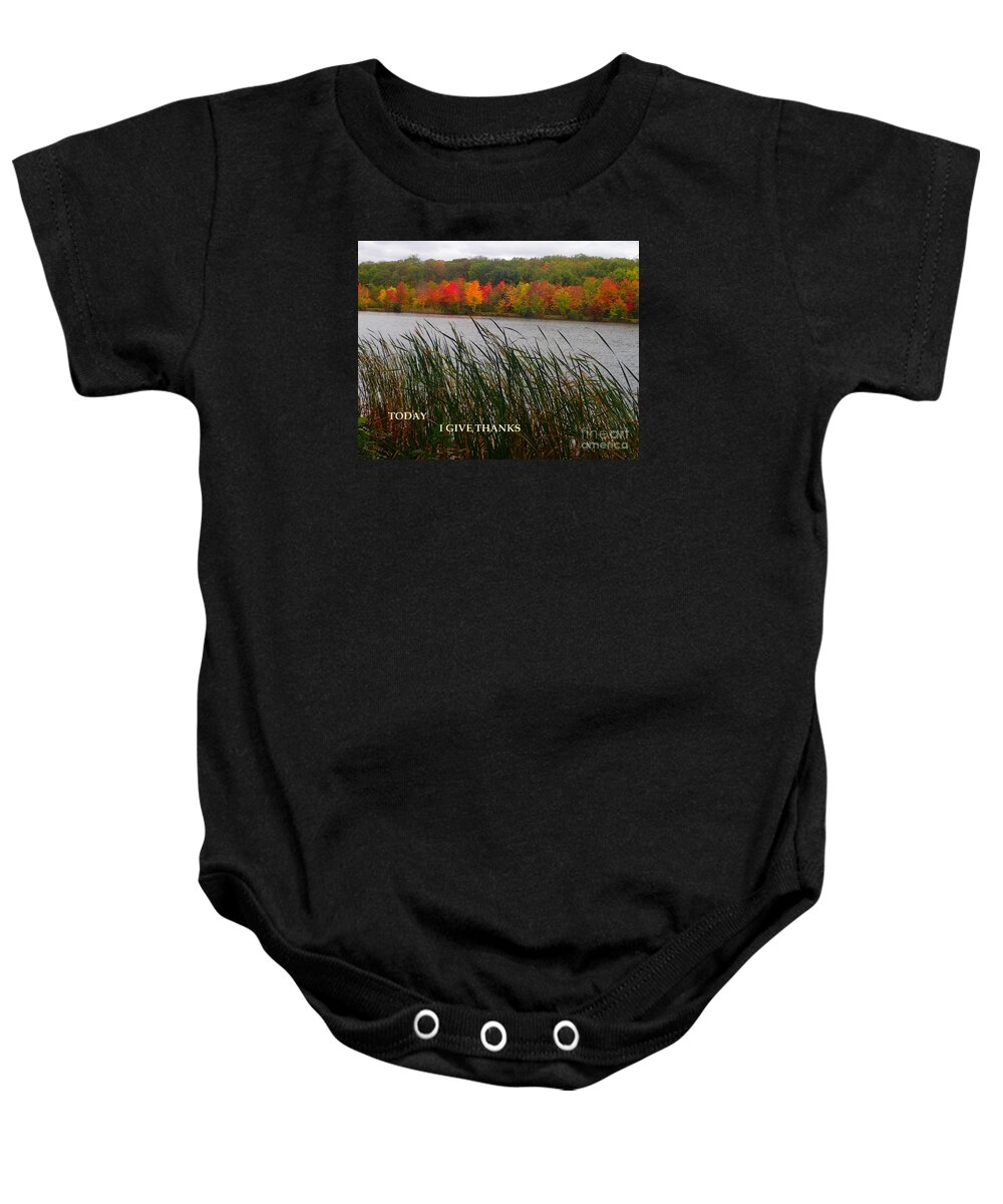 Nepa Baby Onesie featuring the photograph Today I give thanks by Christina Verdgeline