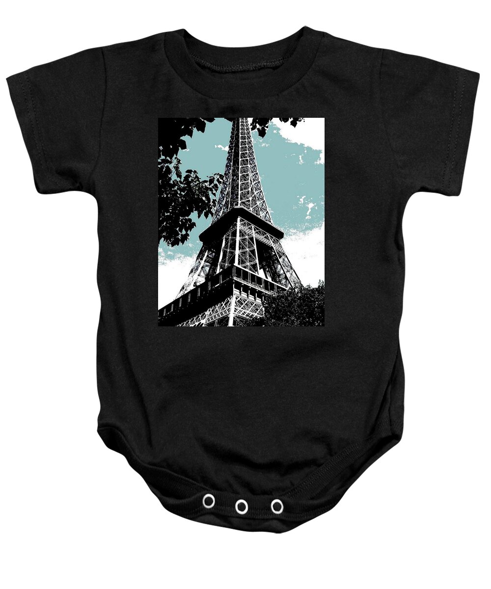 Europe Baby Onesie featuring the photograph Tour Eiffel by Juergen Weiss