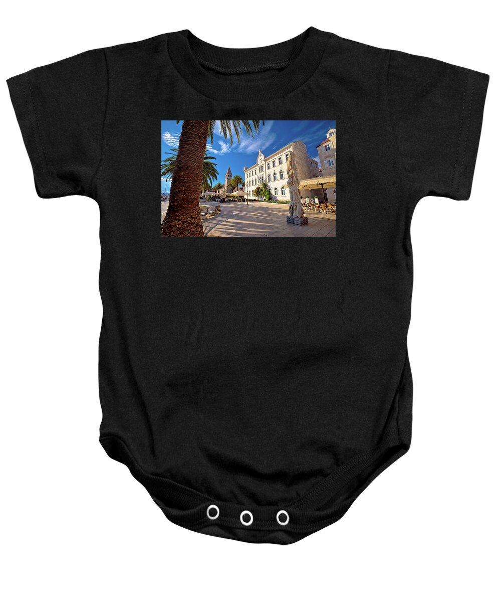 Croatia Baby Onesie featuring the photograph UNESCO town of Trogir waterfront architecture by Brch Photography